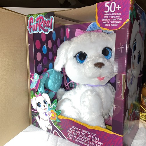 FurReal GoGo My Dancin' Pup Dance Walk Cucciolo Bianco 50 Suoni Reazioni Pelliccia Reale - Foto 8 di 8