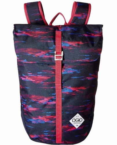 NEW OGIO 114021.777 Fit Flip Dosha Whimsical 15" Laptop Pink Backpack Tech Tote - Afbeelding 2 van 5