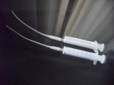 5 x Spritze 5 ml flexibler Schlauchansatz Fei...
