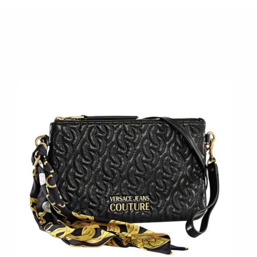 Versace Jeans Couture quilted clutch bag with shoulder strap and New