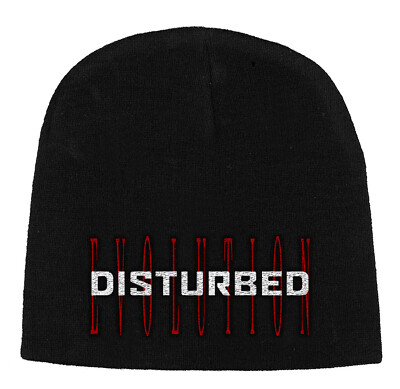 DISTURBED BEANIE # 1 EVOLUTION LOGO MÜTZE CAP WOLLMÜTZE