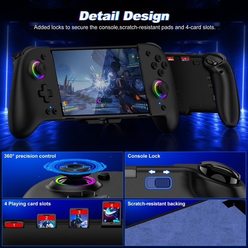 Gamepad Dual Vibration Handheld Controller For Nintendo Switch Joy-Con Game Grip - Picture 6 of 16