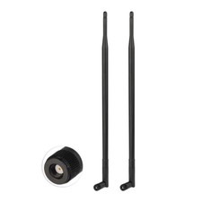 2pcs 2.4GHz External wifi Antenna 12dBi RP-SMA Wlan For Wifi Security Camera