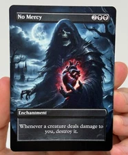 No Mercy Proxy Card with Custom designed art