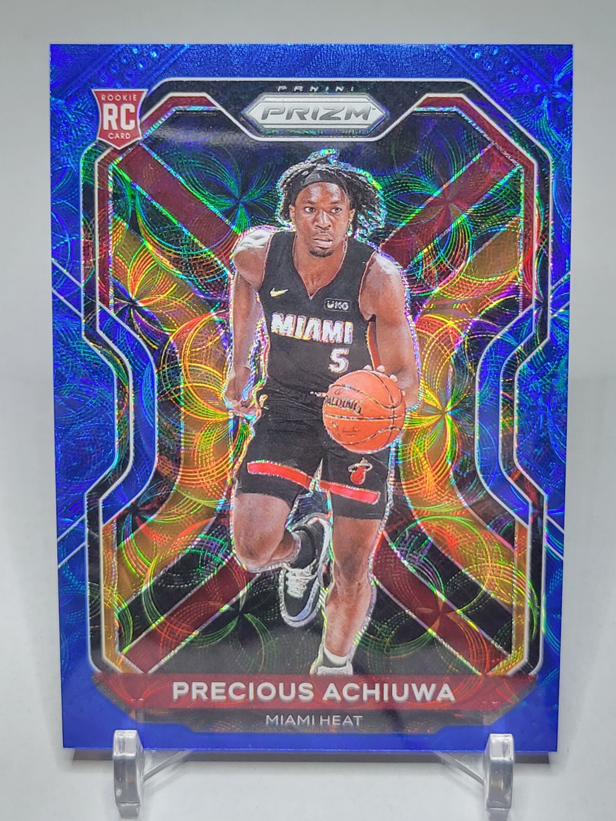 2020-21 Panini Prizm Blue Scope Prizm /49 Precious Achiuwa #294 Rookie RC