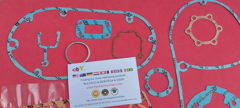 JUEGO COMPLETO JUNTAS MOTOR BULTACO CAMPERA MK2 BULTACO CAMPERA 28 - 57 - 79 Foto 2 de 4