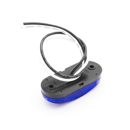 10x 12V-24V Blue LED Side Marker Clearance Lights Indicators Trailer Caravan RV - Picture 8 of 12