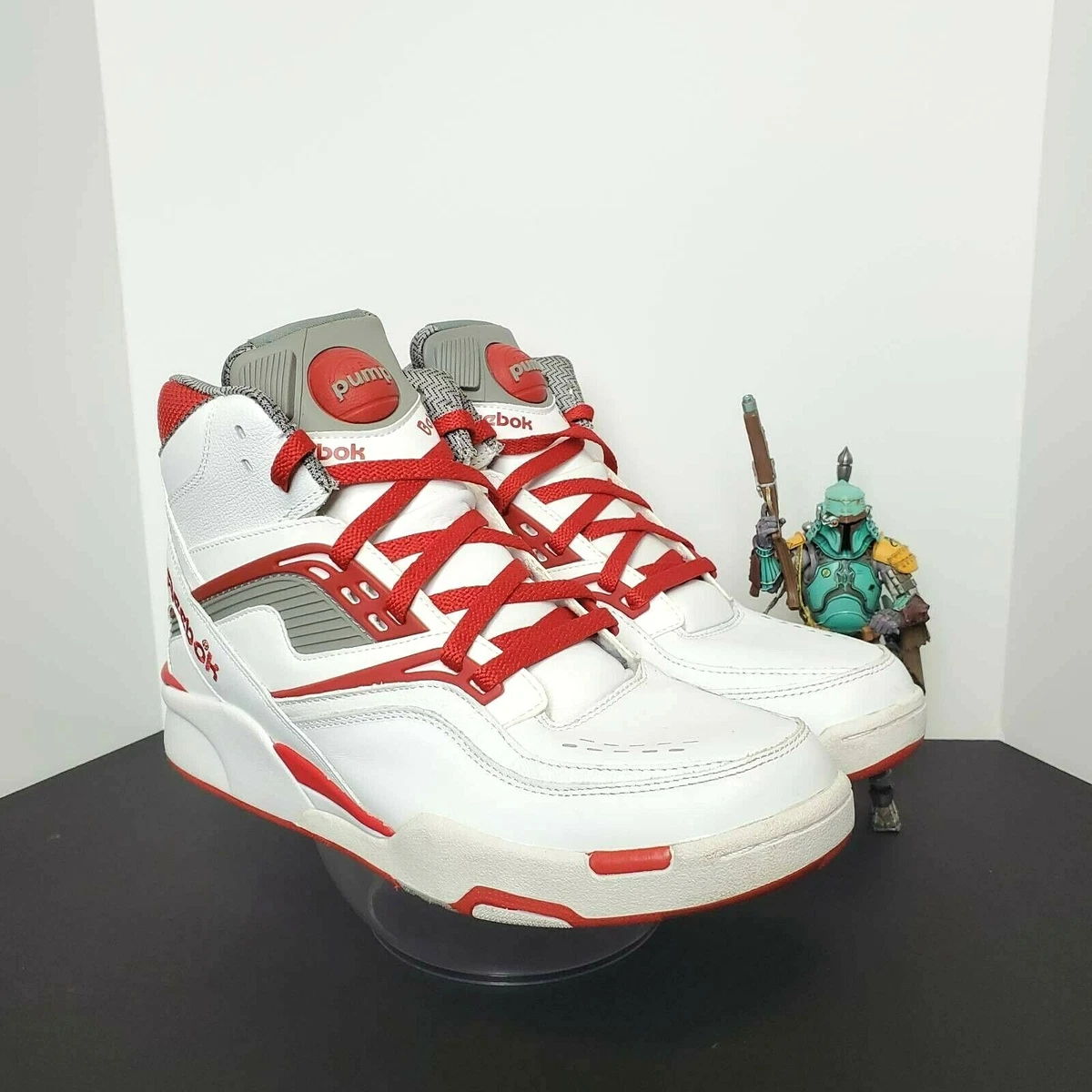 Reebok Pump Zone Basketball Shoes White Red J10325 VTG11M New w/o | eBay