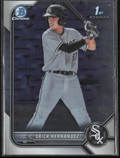 2022 Bowman Chrome Erick Hernandez BCP-181 1st Chrome | Chicago White Sox
