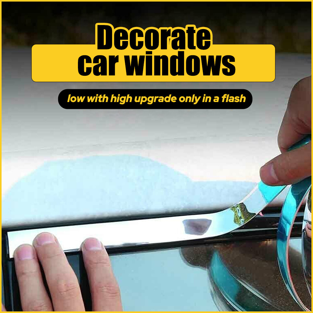 New 3/4" Chrome Trim Molding Decoration Strip Car Body Door Side Protector 16ft