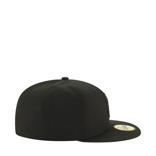Gorra ajustada New Era San Diego Padres para hombre negra/negra 59FIFTY MLB - Imagen 6 de 9