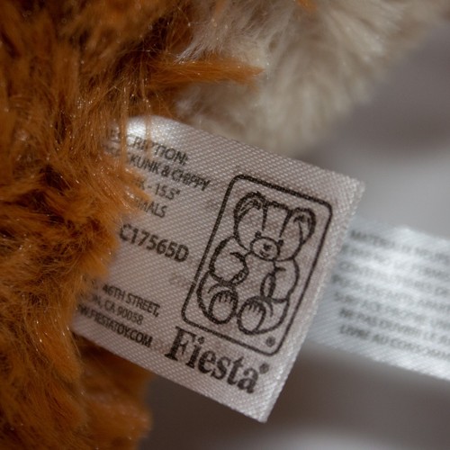 Big Head Squirrel Fiesta Plush Long Fluffy Tail 17” Stitched Eyes NWT Great Cond - Picture 9 of 9