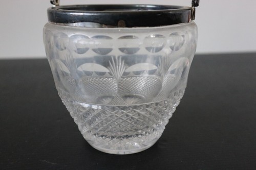 Ancien seau à glace en verre ou cristal (3) - Imagen 2 de 6