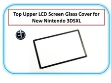Top Upper GLASS Screen Display Lens Replacement for Nintendo New 3DS XL