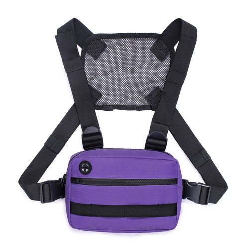 Multi-function Chest Pack Men Chest Bag Outdoor Cycling Hiking Running Vest Bag - Picture 10 of 16