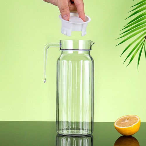 Juice Pot Plastic Juice Pitcher With Removable Lid for Iced Tea, Lemonade - Picture 6 of 18