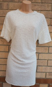 zara white sequin dress