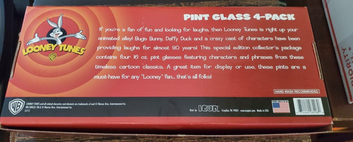Looney Tunes Pint Glas 4er-Pack - Neu im Karton - Bild 4 von 8