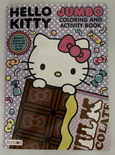 Hello Kitty Sanrio Jumbo Coloring n Activity Book 40 Pages Paper Stock Standup