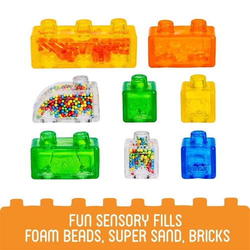 Jelly Blox Construction Site Set | Includes 75 Pieces | Toddler & Preschool B... - Picture 2 of 7