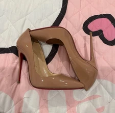 Christian Louboutin So Kate 120mm Size 38 5 - Nude