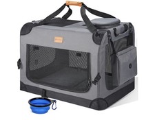 Morpilot  Dog & Cat Carrier | Soft-Sided Pet Travel Crate, Foldable Dog Car