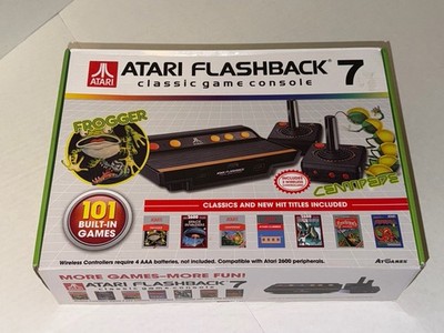 Atari Flashback 7 Classic Game Console  101 Built-In Games with Wireless Control
