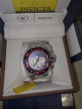 Invicta NFL New England Patriots Chronograph Men's Stainless Steel Wristwatch