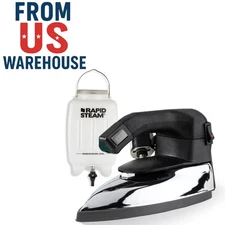Rapid Steam 3500 Gravity‑Fed Iron w/ Iron Shoe – External Water Bottle, Filter