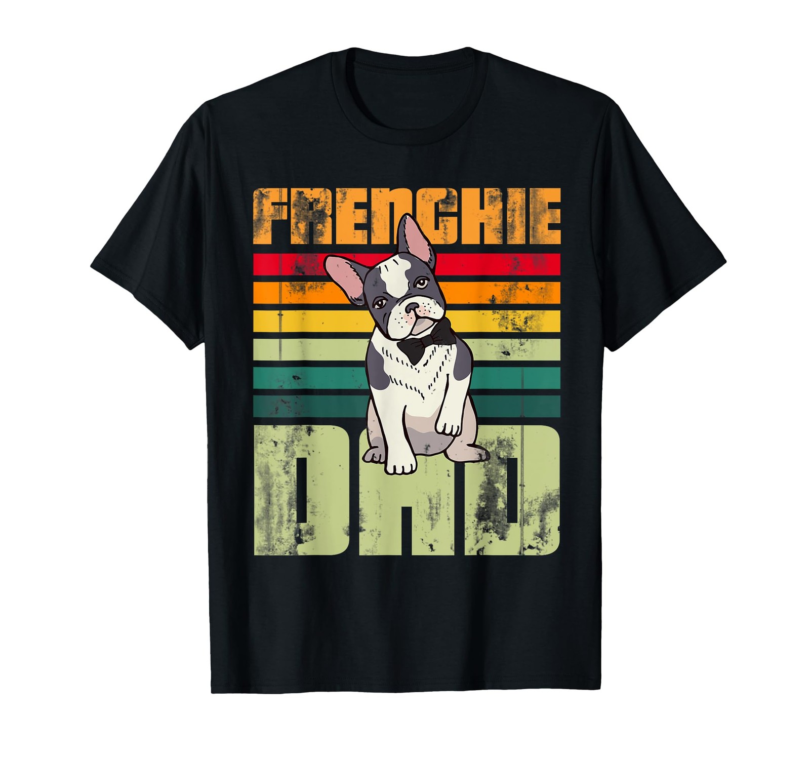 Regalo Festa del Papà: Maglietta Bulldog Francese in Cotone Bio