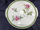 HUTSCHENREUTHER roses P.J. REDOUTÉ ROSIERS handled CAKE PLATE made in GERMANY — photo 3