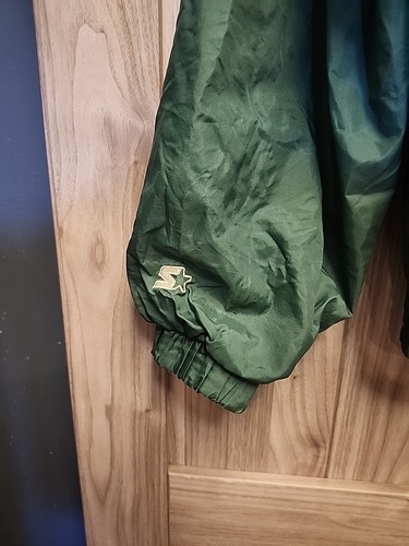 Vintage OAKLAND ATHLETICS A'S Starter Jacket Windbreaker Size Medium Green Gold - Bild 2 von 12