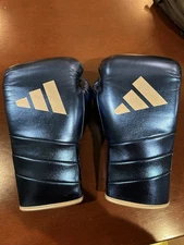 Adidas adiSpeed 500 Lace Boxing Gloves Metallic Blue - 12oz