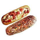 2Pcs Colored Bread Shape Throw Pillow Simulated Bread Pillow Kids Stuffed Toys
