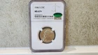 1946-S 25C NGC CAC MS 67+ Washington Quarter