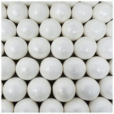 Gumballs For Parties or Gumball Machines 2lb - 1 Inch Shimmer White