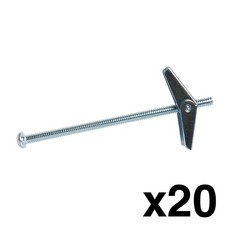 Skywalker 1/4" x 5" Toggle Bolts Hollow Wall Anchors Box of 20