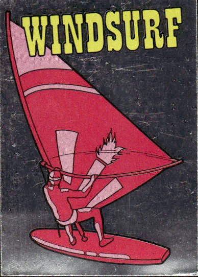Figurina Supersport Panini 1986 # Windsurf