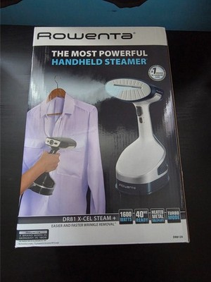 Rowenta X Cel Steam+ handheld fabric steamer dr81, 1600 watts turbo mode