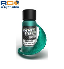 Spaz Stix Emerald Green Metallic Airbrush Ready Paint, 2oz Bottle SZX00310