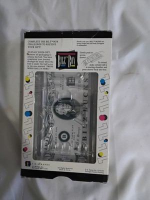 Bilz Maze Puzzle Box T.E. Brangs Vintage Challenge Game Ball Labyrinth Open Box