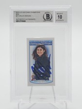 HAILIE DEEGAN 2019 UD GOODWIN CHAMPIONS WHITE MINI AUTO #17 BGS 10 Q7106