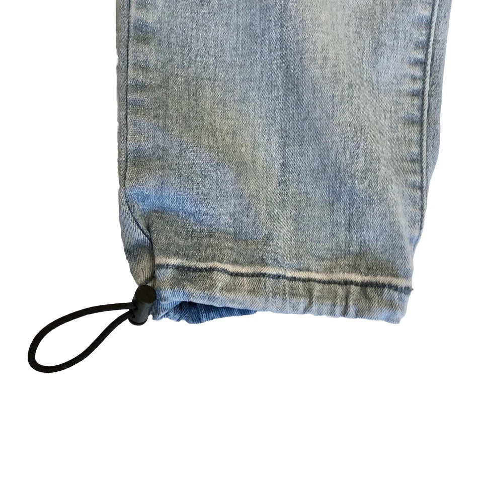 De Colección Pacsun Para Hombres Pequeños Azul Claro Carga Pantalones Vaqueros Utilidad Elásticos  Foto 2 de 4