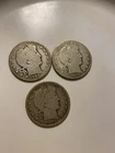 Half dollar 3 lot 1900, 1902, and 1908