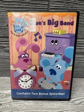 Blue’s Clues Blue’s Big Band DVD 2003 Nickelodeon Nick Jr. Untested