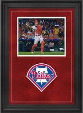 J.T. Realmuto Philadelphia Phillies Deluxe Framed Signed 8x10 Catching Photo