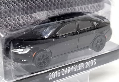 Greenlight 1/64 - Chrysler 200S 2015 Black Bandit Diecast Model Car