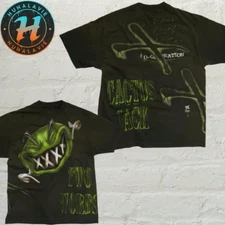 Travis Scott Cj X Wwe Wrestlemania Two Words Cactus Jack 3D T-Shirt