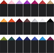 21 Pcs Pre Folded Triangles Pocket Square Suit Masculine Polyester Pocket Square
