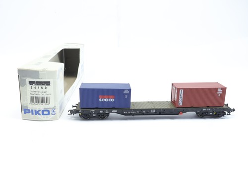 Piko H0 Güterwagen Containerwagen 392 0392-4 DR / NEM | Condition: Gebraucht
